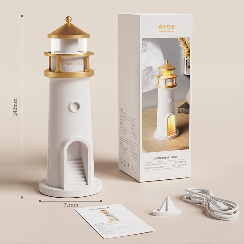 🗼 Faro Luna – Proyector de Luna Realista